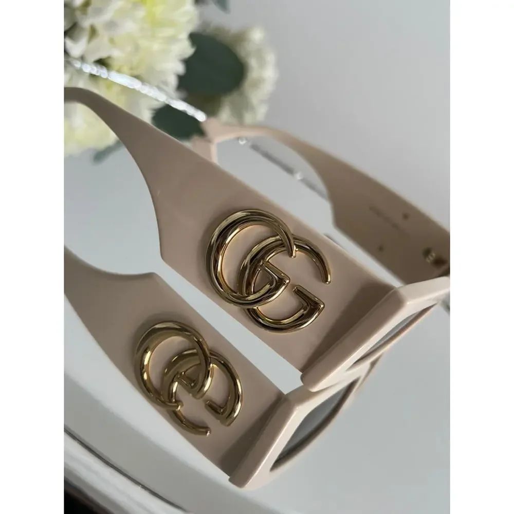 NEW Gucci GG1425S Ivory White Marmont Sunglasses $530 - Picture 4 of 8